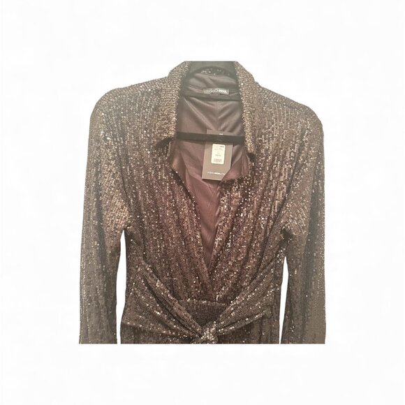 Black Sequin Jumpsuit - XL - Picture 3 of 13